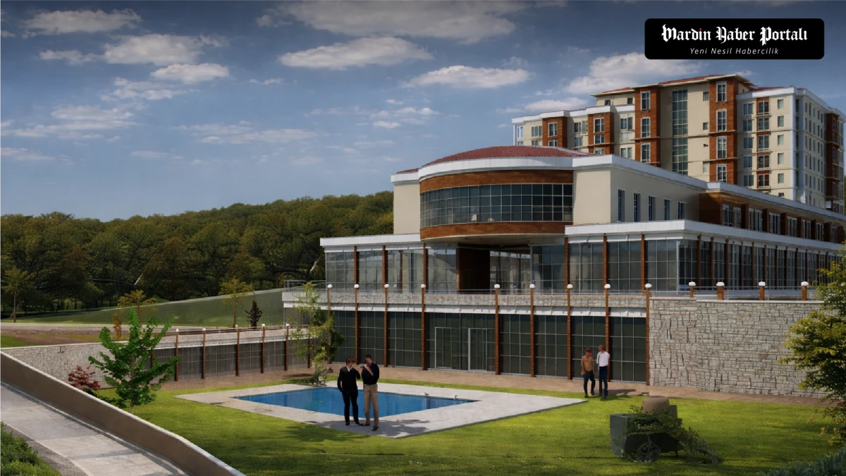 Mardin&rsquo;de 200 Yataklı &Ouml;ğretmenevi Projesinde &Ccedil;alışmalar Hız Kesmeden Devam Ediyor