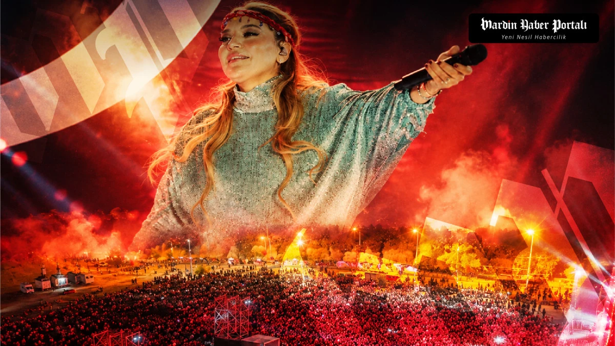 Mardin&rsquo;de Festival Ateşi Demet Akalın&rsquo;la Yandı
