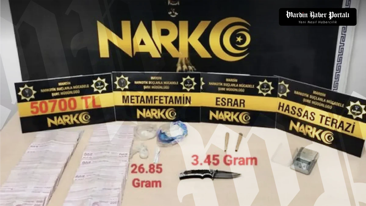 Mardin&rsquo;de Uyuşturucu Operasyonu: 3 Ş&uuml;pheli G&ouml;zaltında