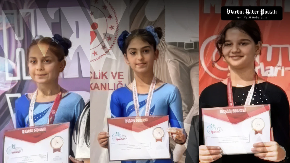 Nusaybinli &Ouml;ğrenciler Cimnastik Şampiyonasına Damga Vurdu